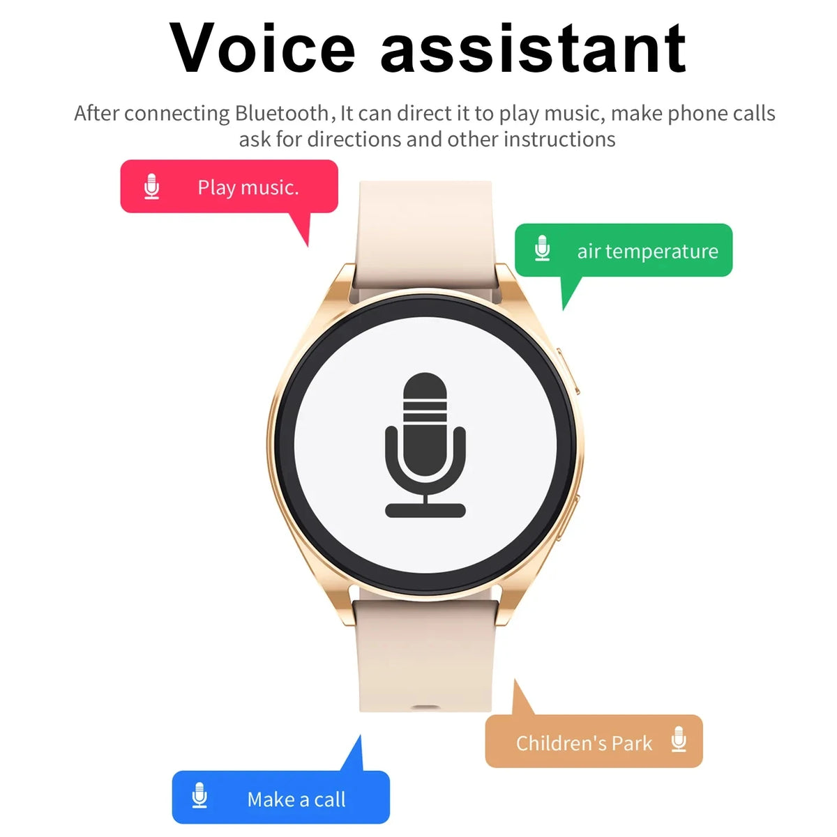 Smartwatch Men Women Bluetooth Call Watches Health Monitoring Multiple Sports Modes 1.32" Full Touch Screen Smart Watch 2025 New